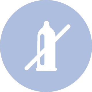 コンドームを使用しないリスク行為がある方