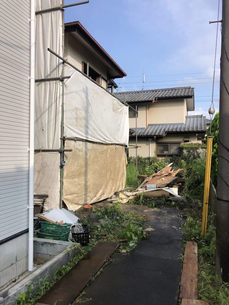 松戸市　木造二階建て解体工事