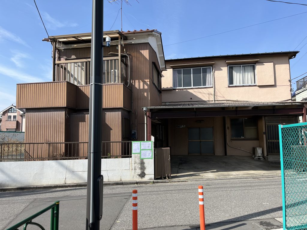 足立区　木造二階建て解体