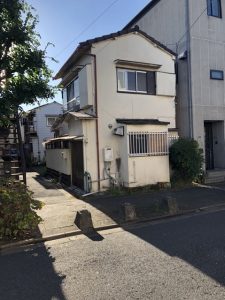 葛飾区　木造二階建て解体工事