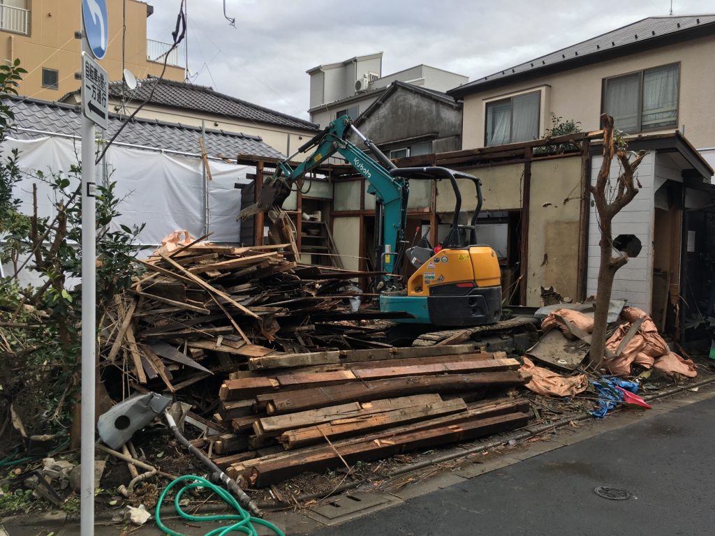 板橋区　木造平屋解体工事